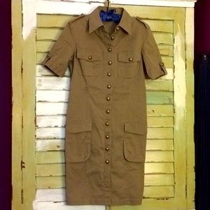 Victoria's Secret Olive button down dress